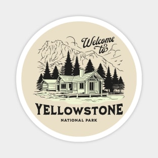 Yellowstone National Park Souvenir Magnet